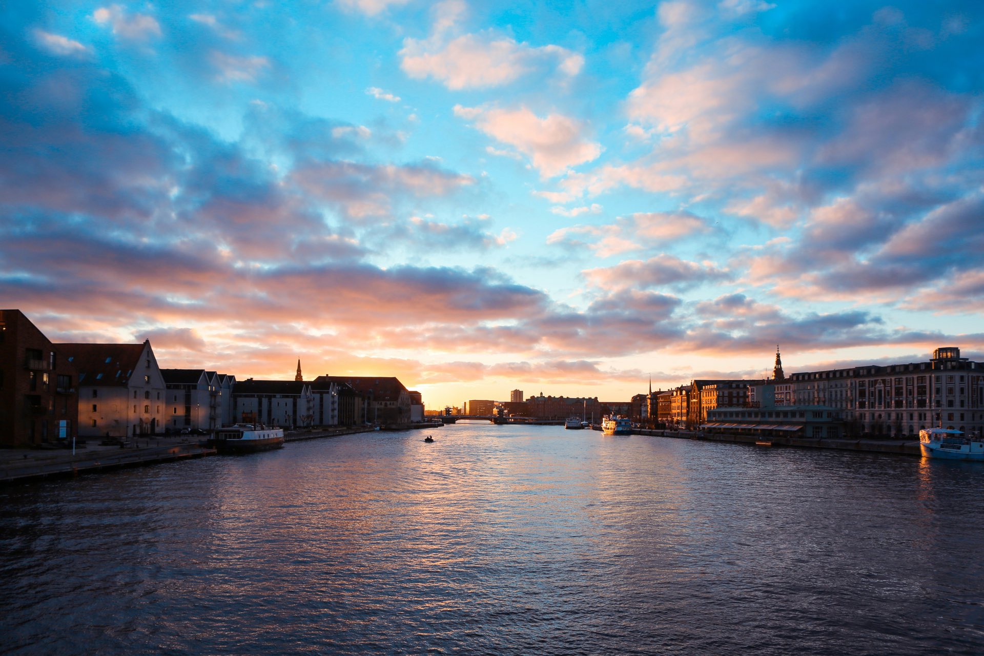 København ved solnedgang